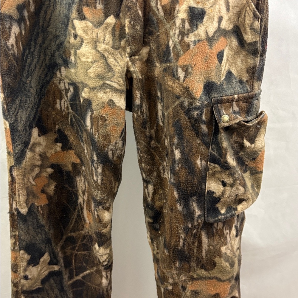 Vintage 80s 90s Cabelas Thermal Camo Cargo Pants Thinsulate Made In USA 34X32 - Picture 5 of 12